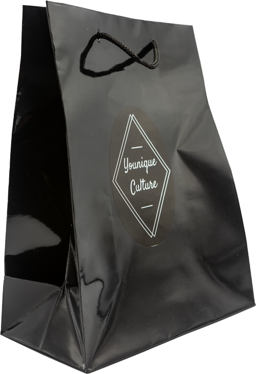 Younique Culture Black Gift Bag